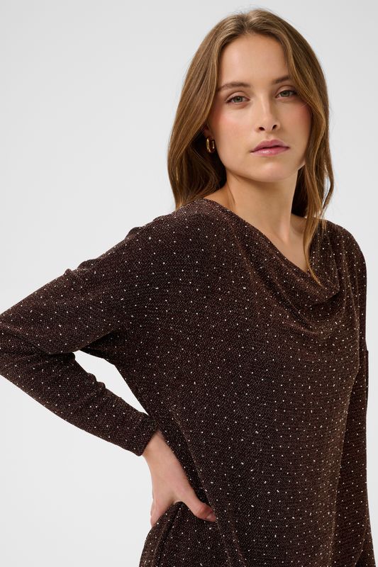 Noella Dress - Fudge