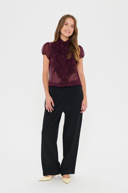 Lilja Crinkle SS Shirt - Winetasting