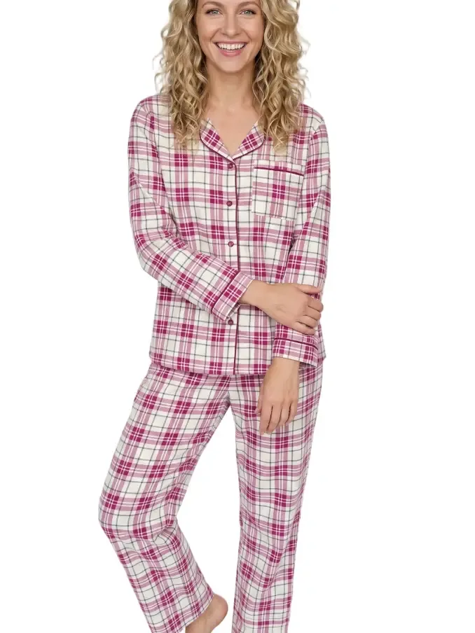 Pyjama Set - Cosy Check Brushed Cotton