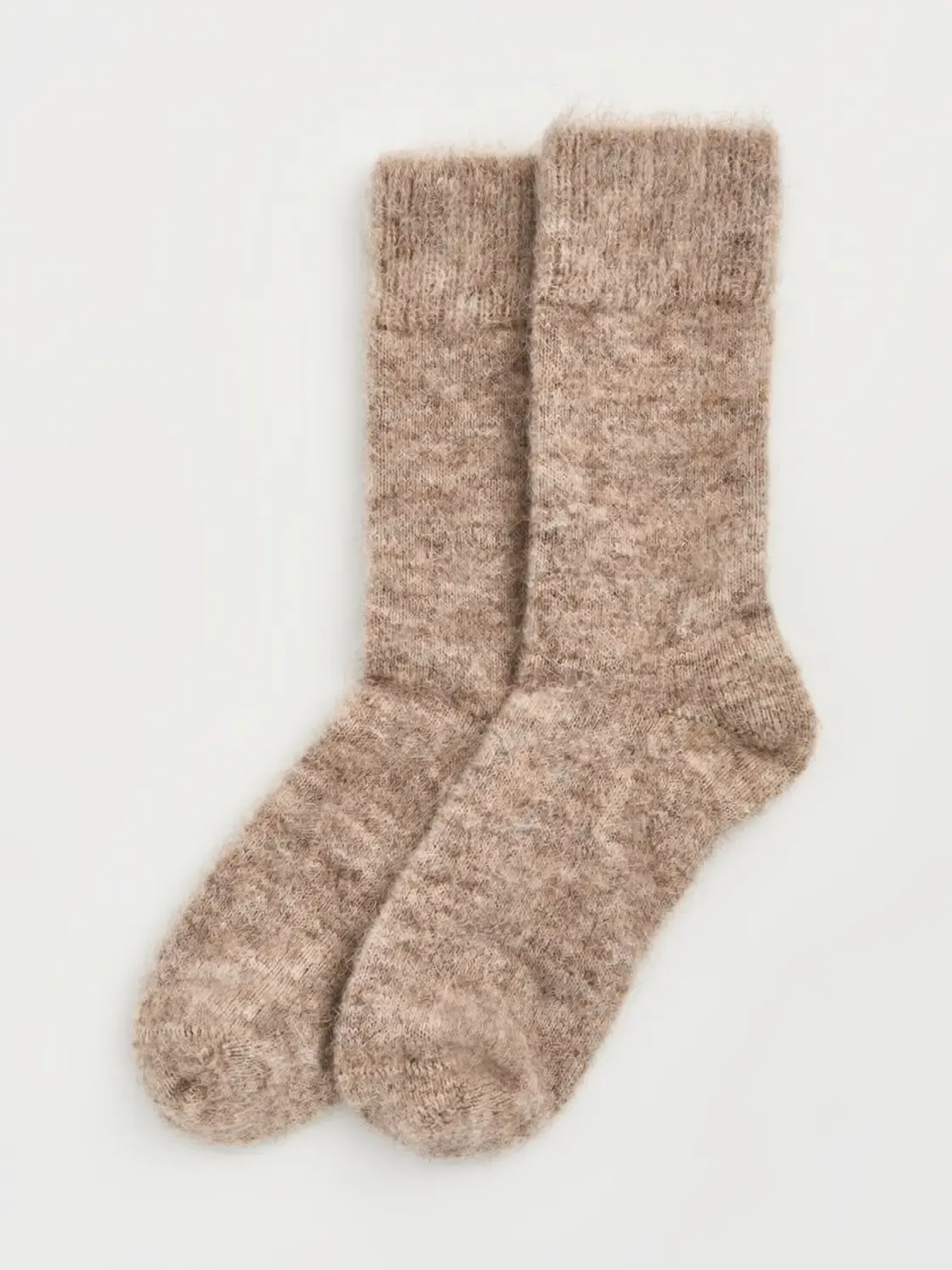 Ultra Soft Alpaca Bed Socks - Hare Grey
