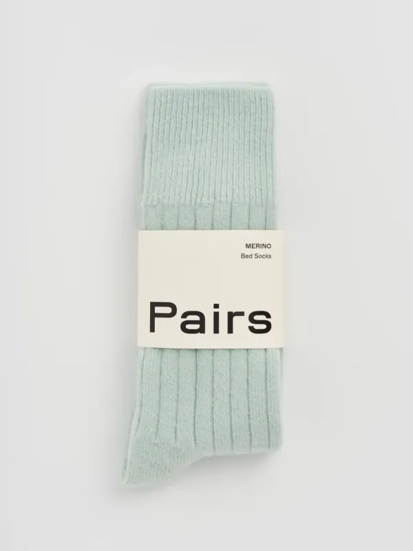 Bed Socks (Merino) - Winter Mint