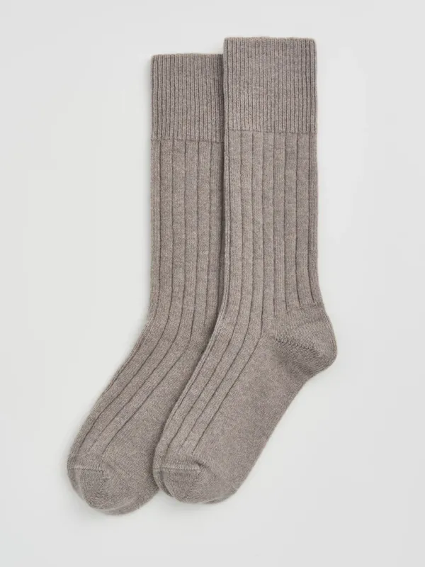 Bed Socks (Merino) - Correct Grey