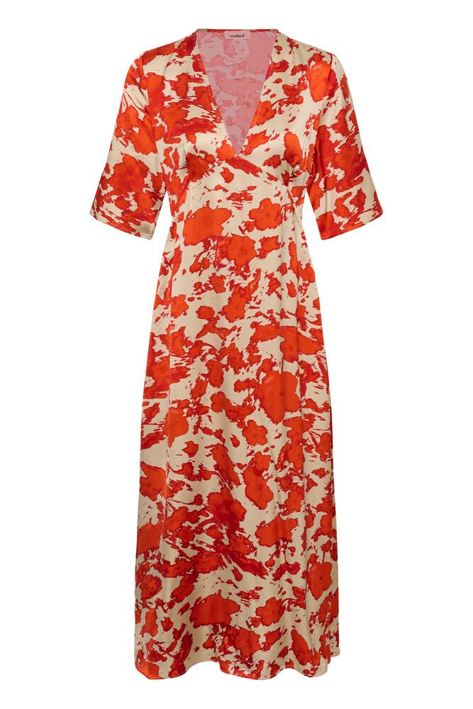 Clero Maxi Printed Dress - Pureed Pumpkin