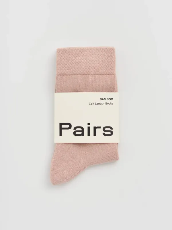 Bamboo Socks - Faded Pink