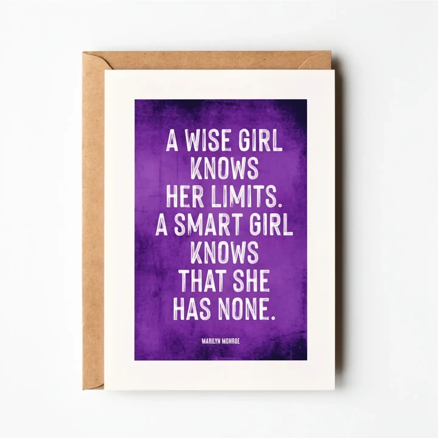 Greeting Card - A Wise Girl
