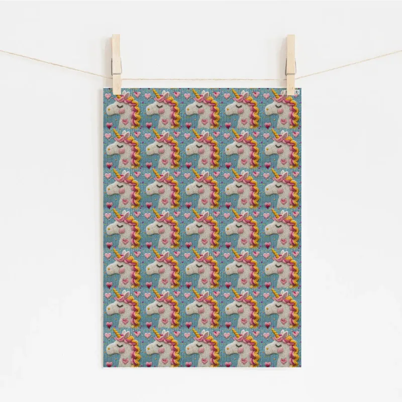 Gift Wrap - Unicorn
