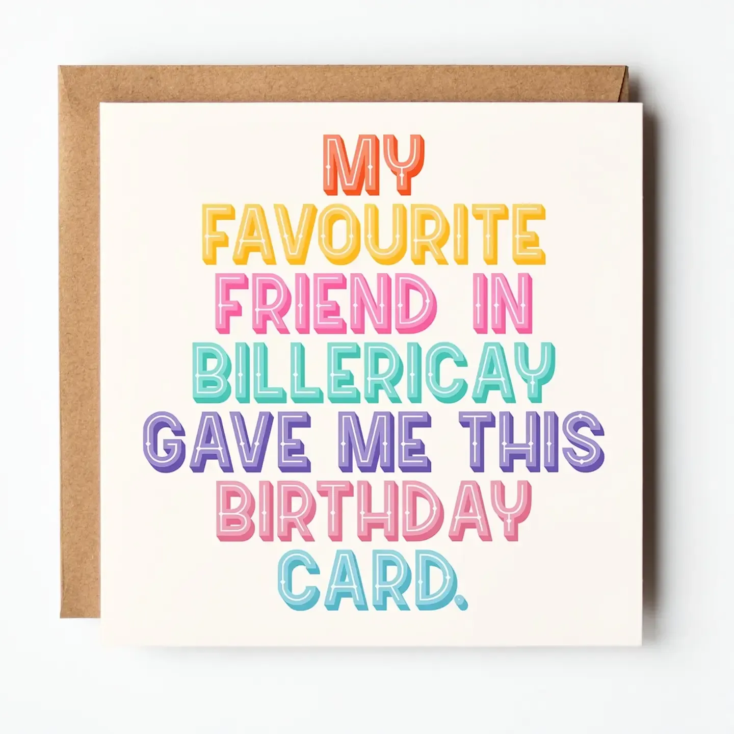 Birthday Card - My Favourite Friend