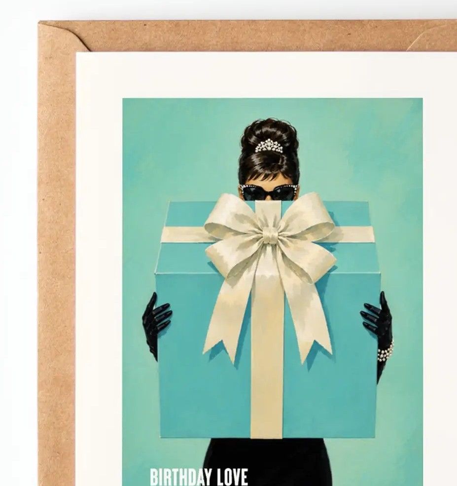 Birthday Card - Breakfast at Tiffany's NE