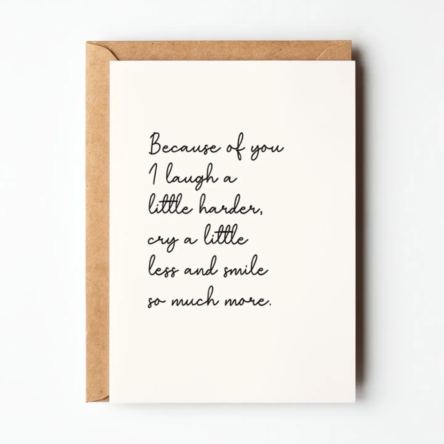 Greeting Card - Smile More