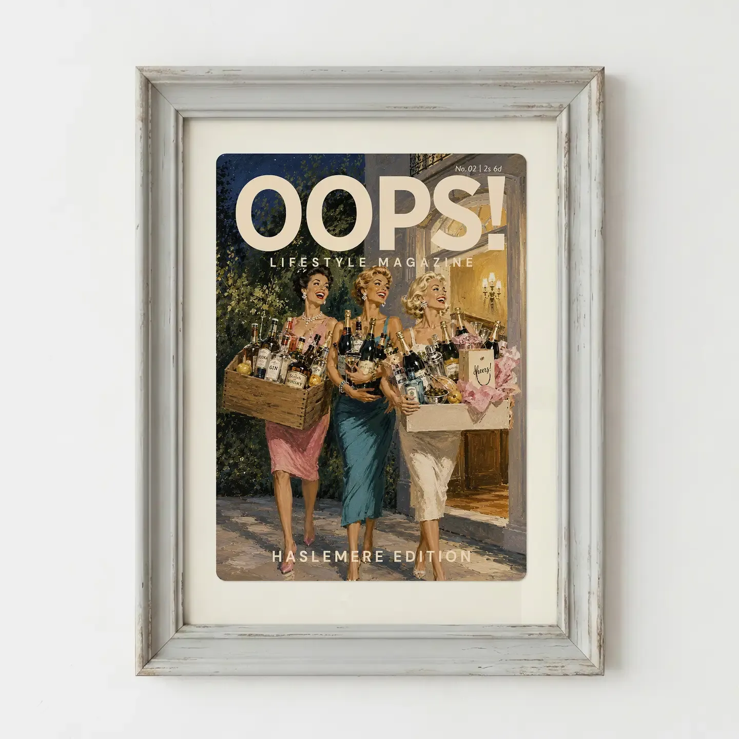 Oops! Magazine - A4  Home Town Art Print
