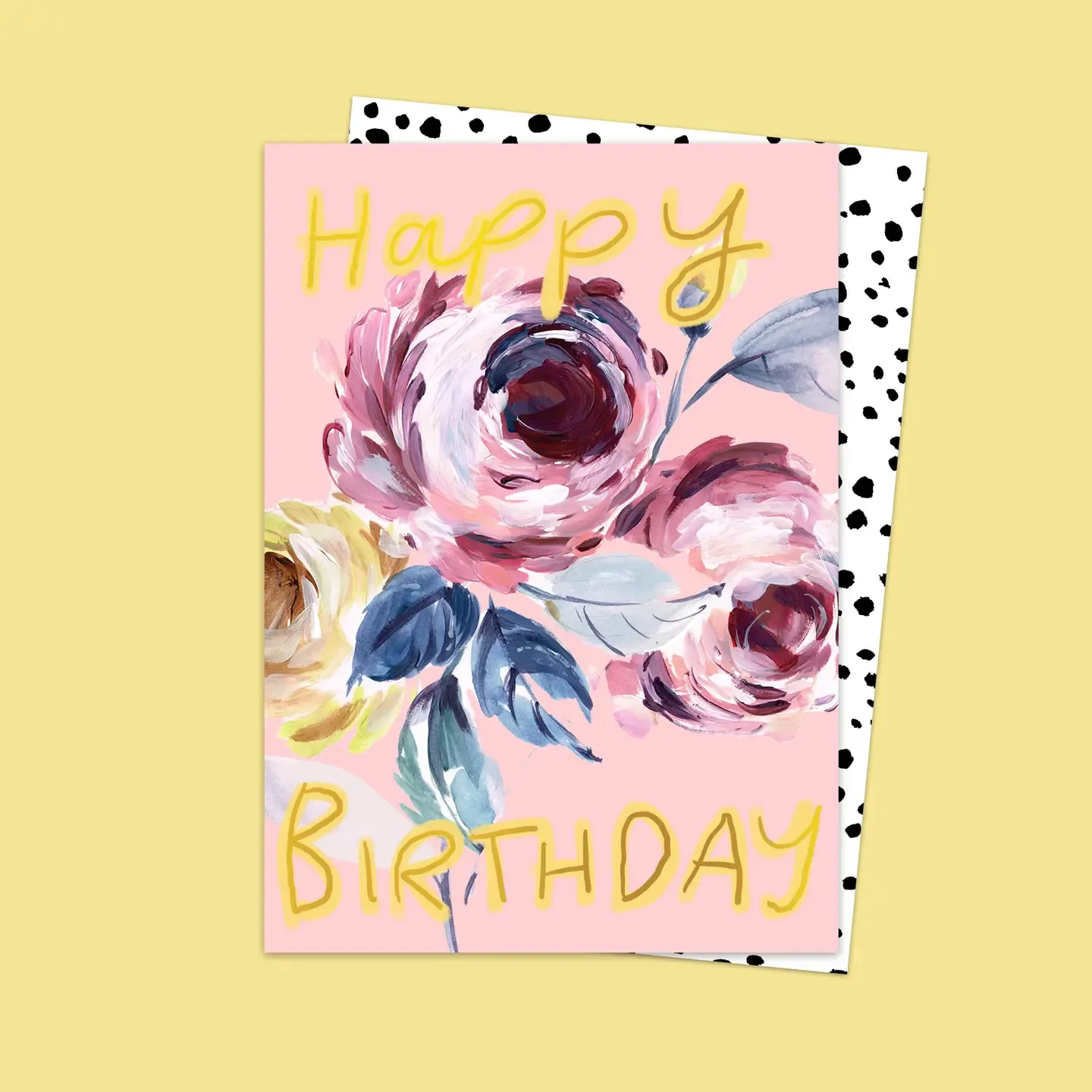 Birthday Card - Pink Peony