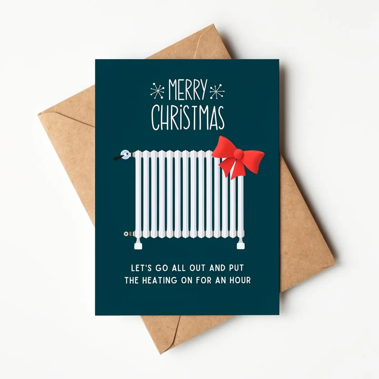 Energy Crisis Funny Christmas Card