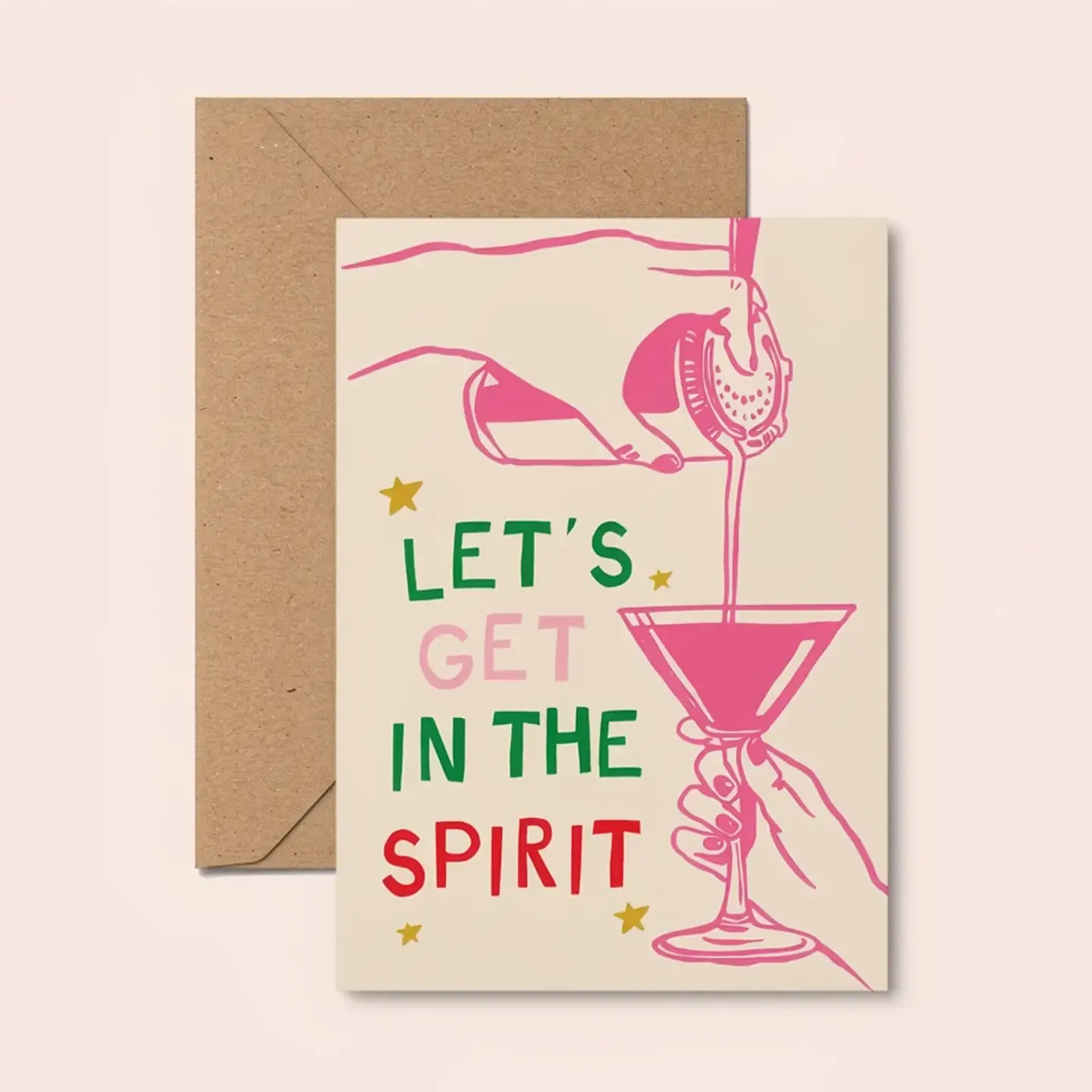 Greeting Card - Let's Get In the Spirit