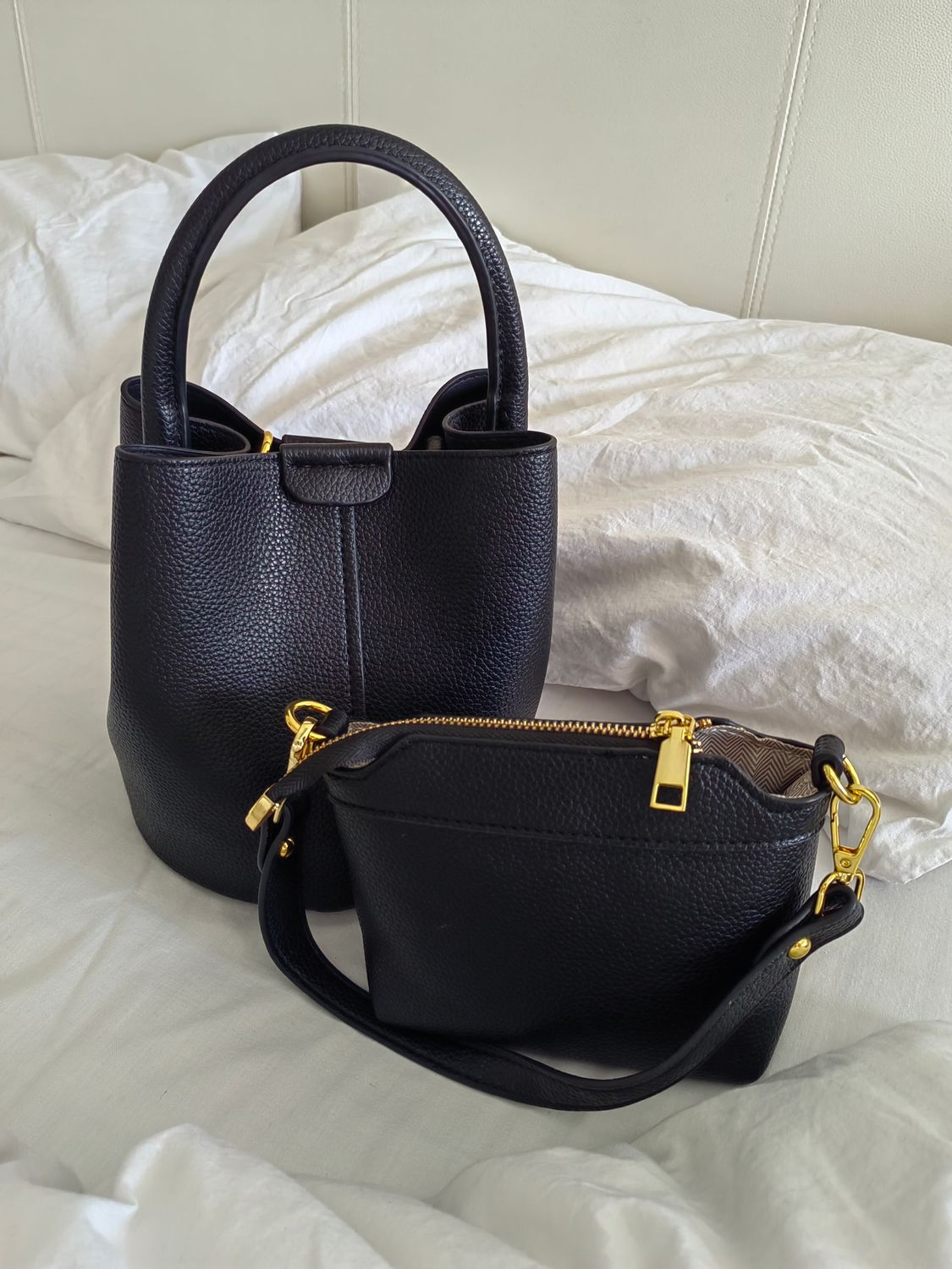 MOMMY &amp; ME LEATHER BAG