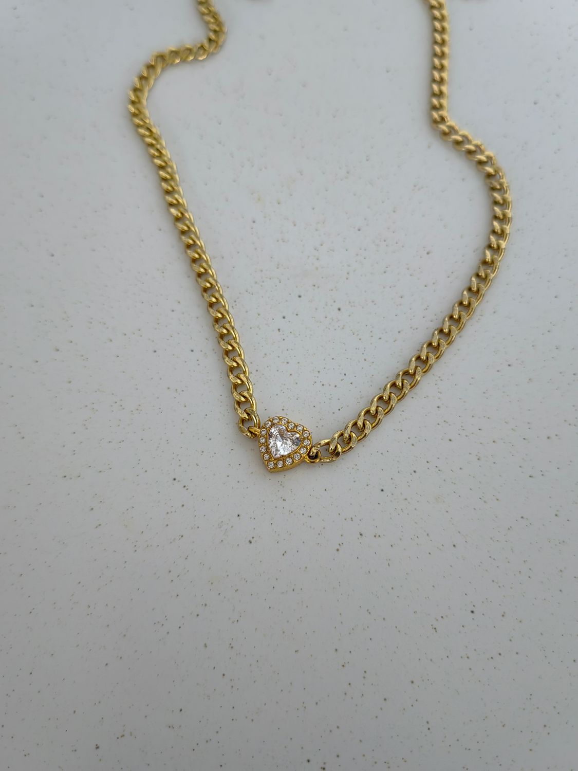 HEART CHOKER NECKLACE