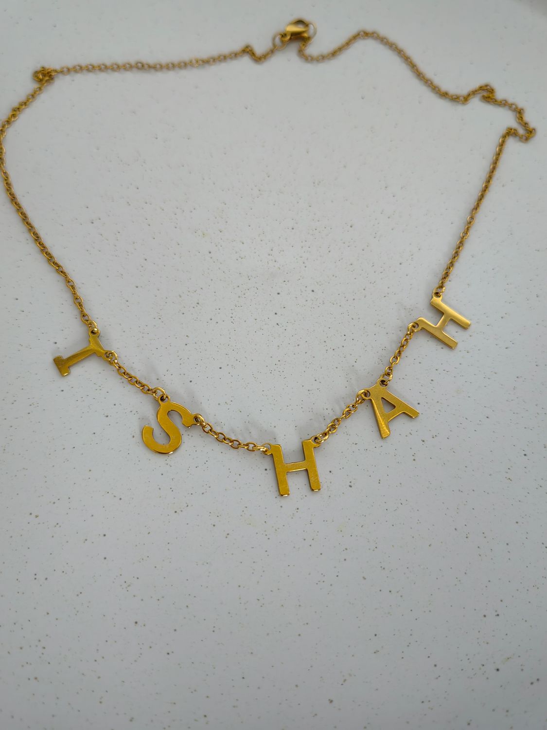 LETTER NAME NECKLACE