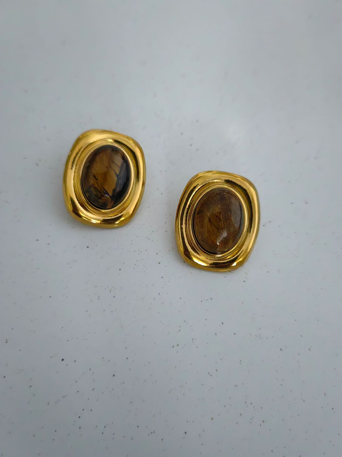 TIGERS EYE EARRINGS