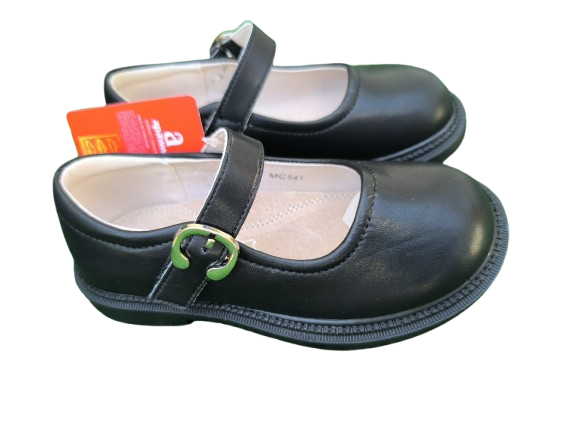 Baleriny pantofelki Apawwa SKÓRZANA WKŁADKA czarne BLACK rozmiary 26 -31