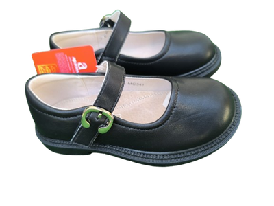 Baleriny pantofelki Apawwa SKÓRZANA WKŁADKA czarne BLACK rozmiary 26 -31