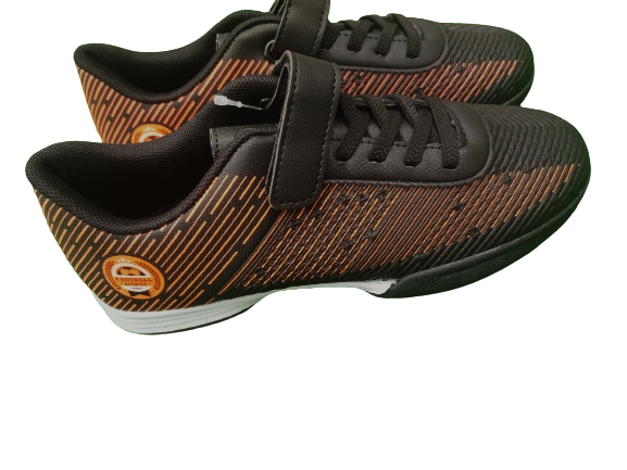 adidasy HALÓWKI czarne BLACK orange APAWWA na salę halę rozmiary 30-37