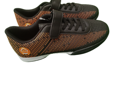 adidasy HALÓWKI czarne BLACK orange APAWWA na salę halę rozmiary 30-37