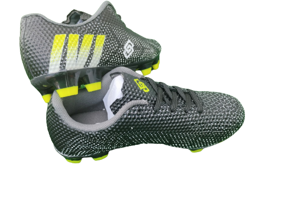 Korki LANKI buty do piłki FANCO czarne BLACK lemon KROPKI rozmiary 26-31