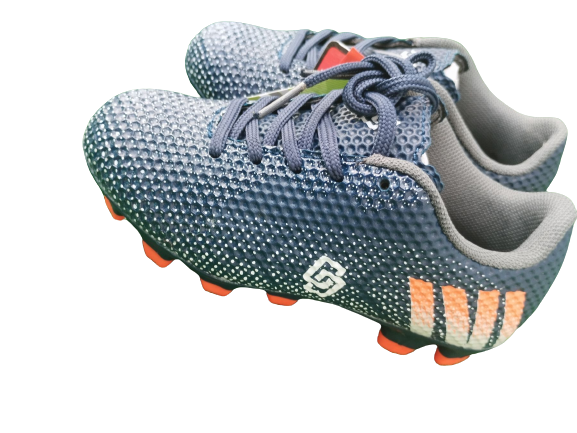 Korki LANKI buty do piłki FANCO granatowe ORANGE KROPKI rozmiary 26-31