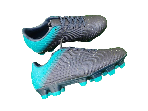 Korki LANKI buty do piłki ERINO czarne BLACK blue rozmiary 32-36