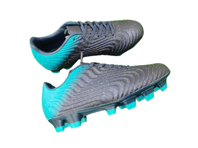 Korki LANKI buty do piłki ERINO czarne BLACK blue rozmiary 32-36