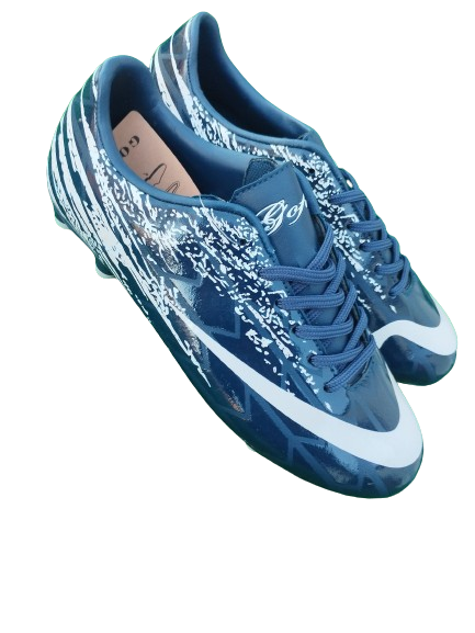 Korki LANKI buty do piłki ERINO black CZARNE blue PASKI rozmiary 37 -41