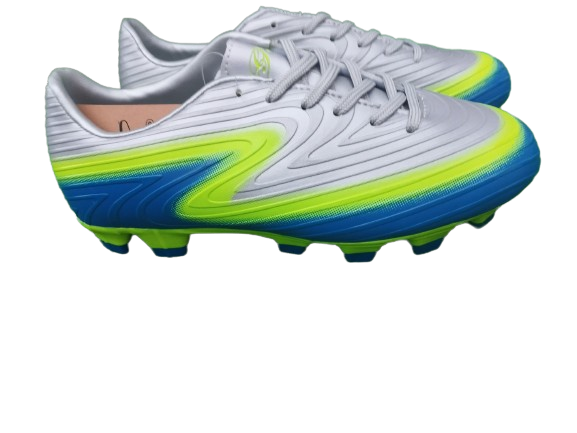 KORKI adidasy GOFC srebrne SILVER żółte niebieskie rozmiary 30 - 35