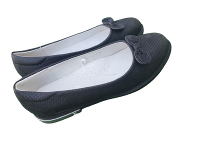 Baleriny Pantofelki BLACK czarne skórzana wkładka Tomm rozmiary 32-37