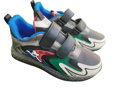 ADIDASY LED buty sportowe MOUNTAIN czarne rozmiary 31-36