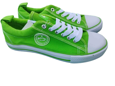 TRAMPKI tenisówki AMERICAN CLUB zielone rozmiary 38 - 40