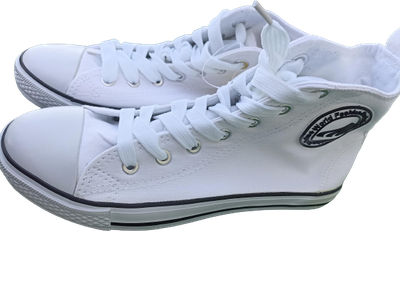 TRAMPKI WYSOKIE tenisówki BIAŁE white EXCLUSIVE rozmiary 37 - 40