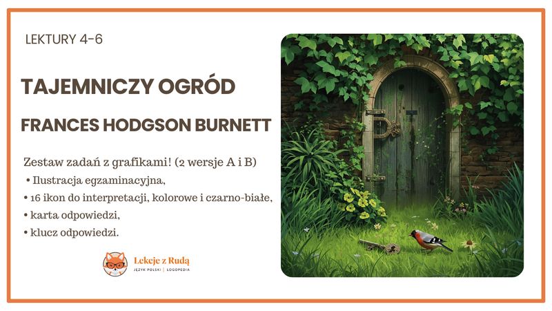 „Tajemniczy ogród” - zestaw zadań z grafikami