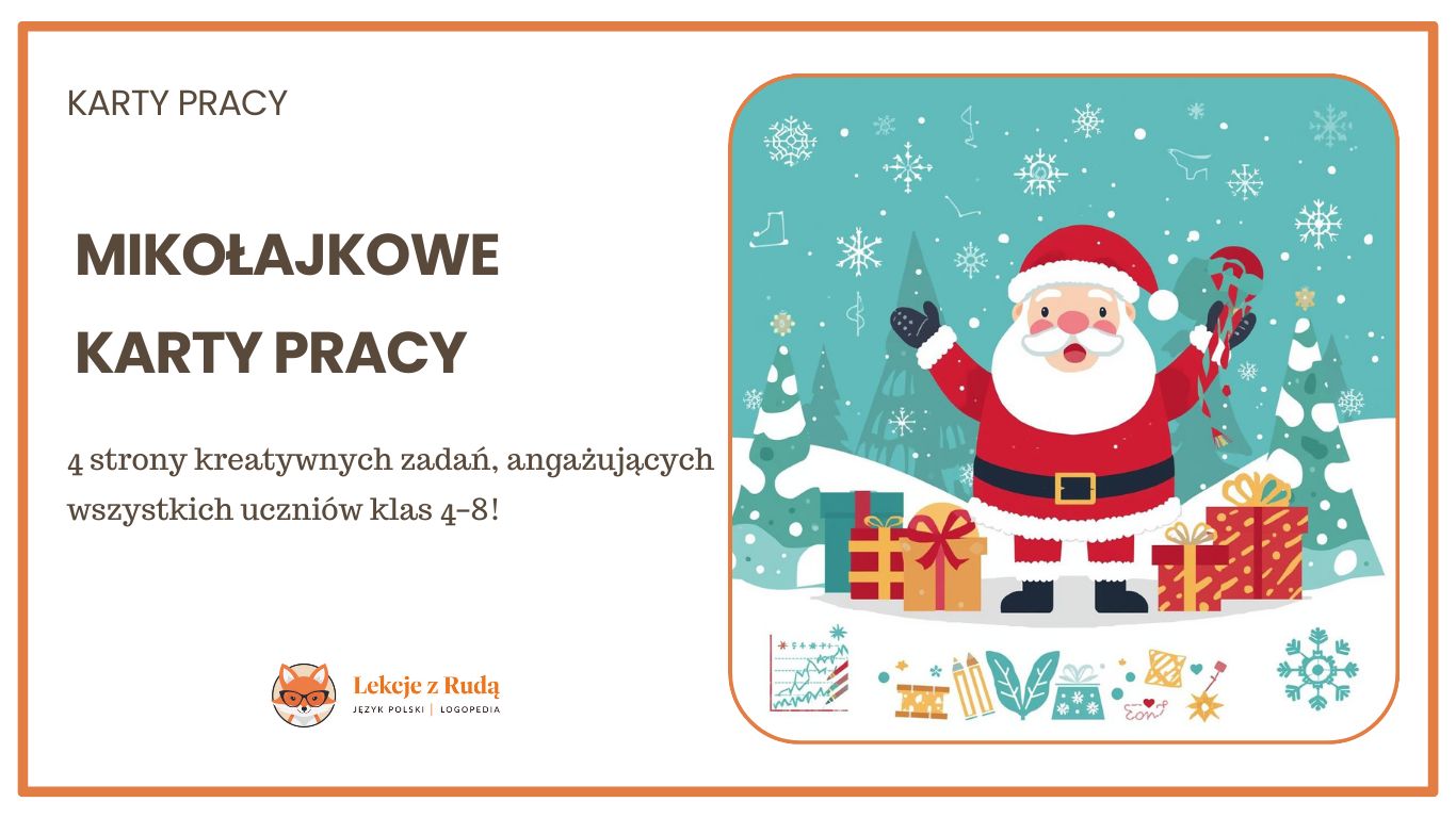 Mikołajkowe karty pracy
