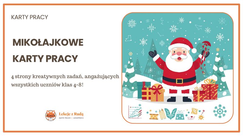 Mikołajkowe karty pracy