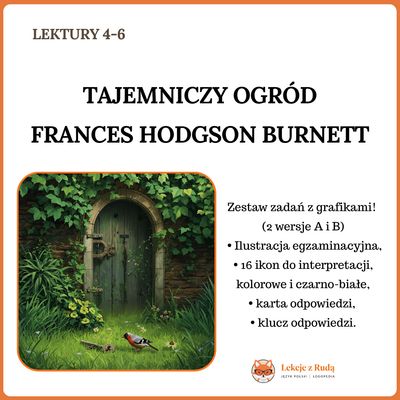 „Tajemniczy ogród” - zestaw zadań z grafikami