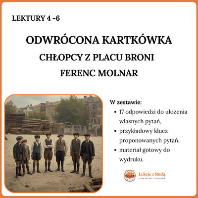 Odwrócona kartkówka „Chłopcy z Placu Broni”