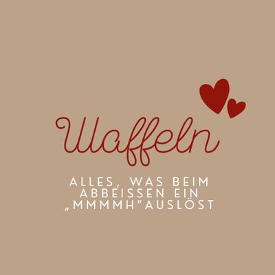 Hausgemachte Waffeln