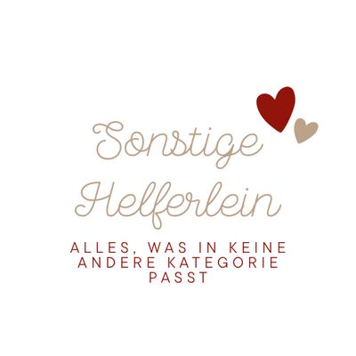 Sonstige Helferlein