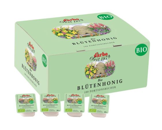 Bio-Blütenhonig portioniert