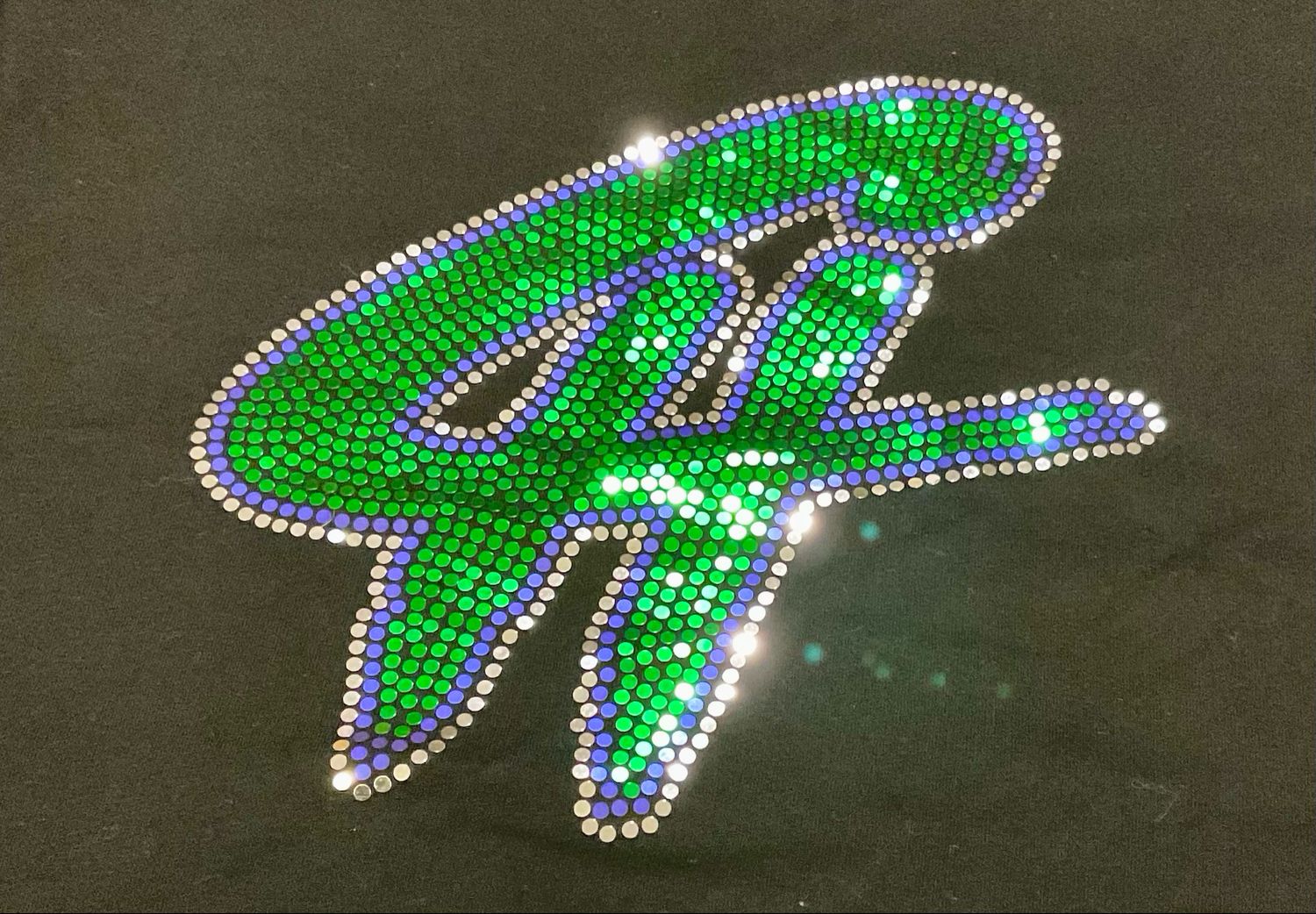 Husky Regiment Womens Next Level Scoop Neck Bling Shirt