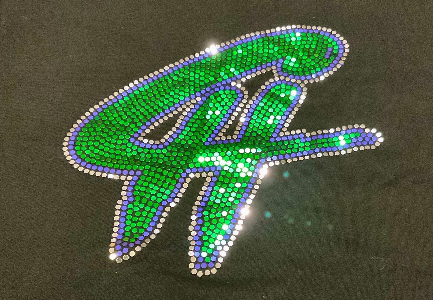 Husky Regiment Women’s Next Level Apparel® Ideal V-Neck Tee Bling Shirt