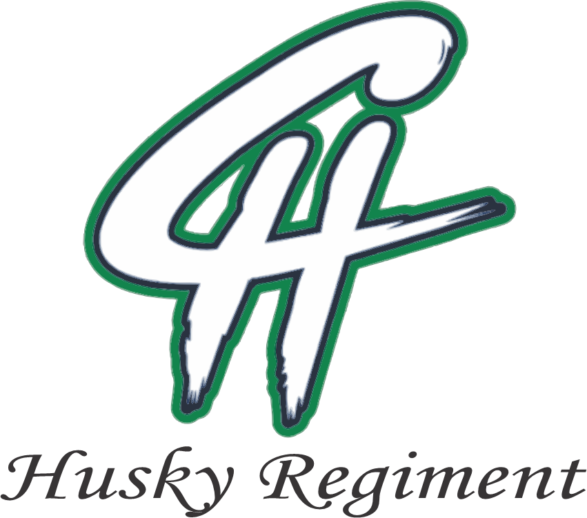Husky Regiment  Adult Crew Neck T-shirt