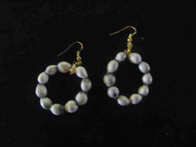 Earrings 10 Jobstear circle to S Pacific