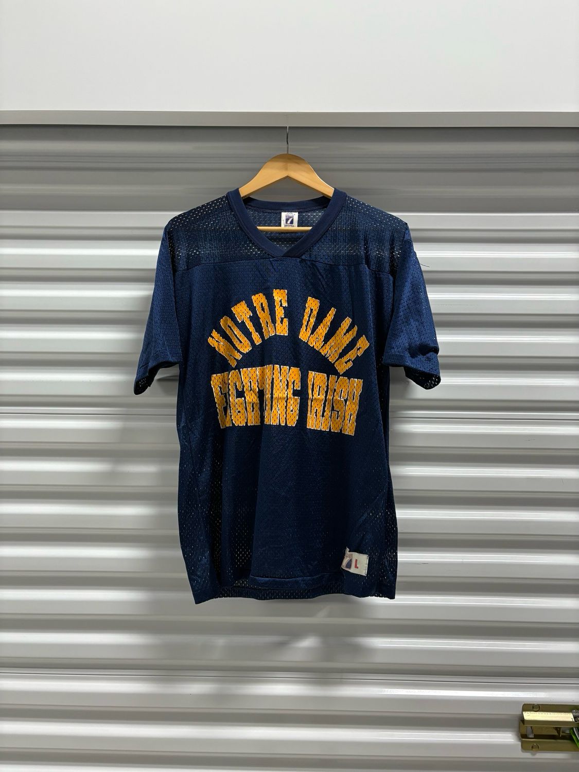 Vintage 90s Notre Dame Mesh Jersey