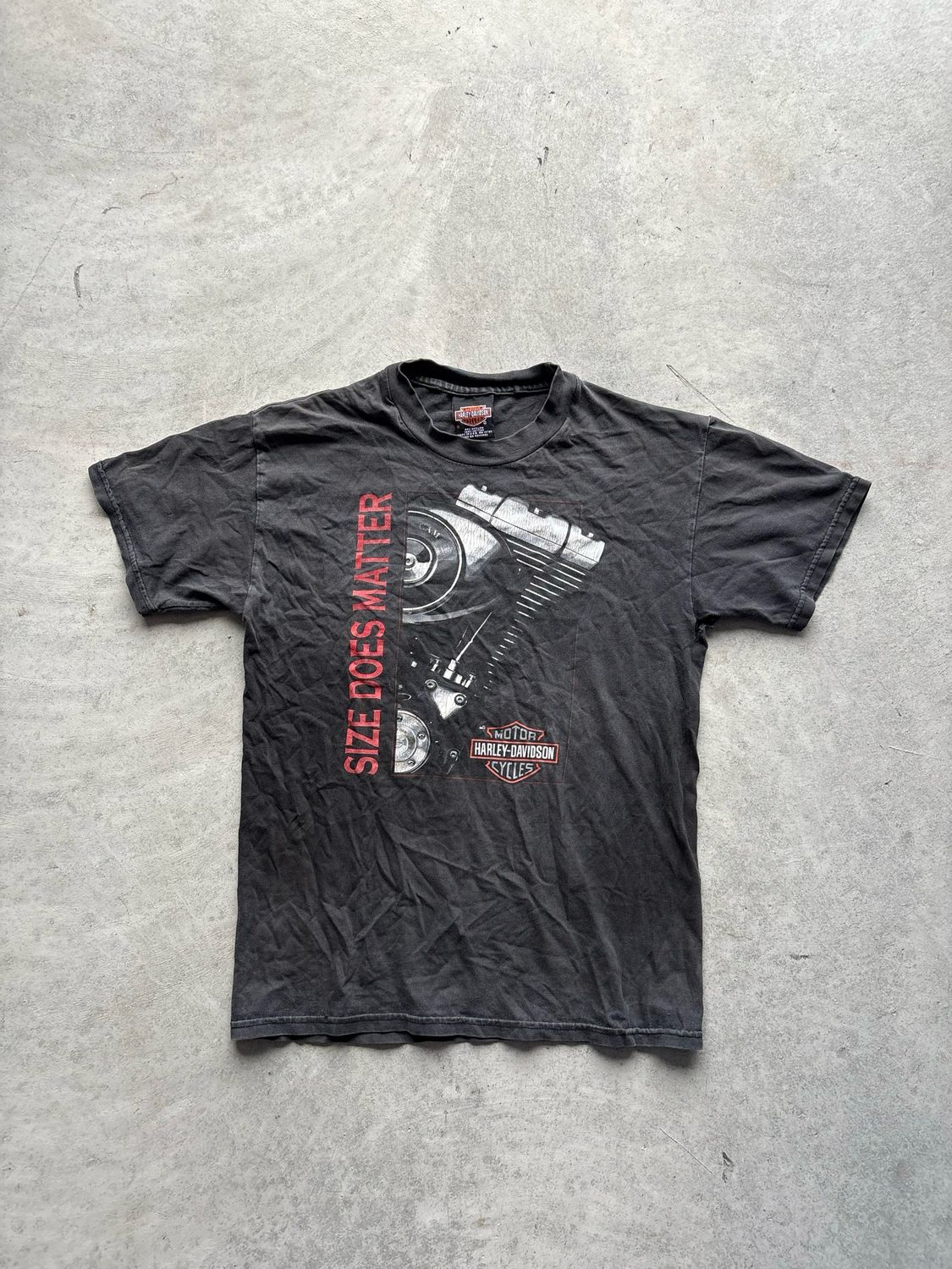 Vintage 2000s Harley Davidson Motor Graphic T Shirt