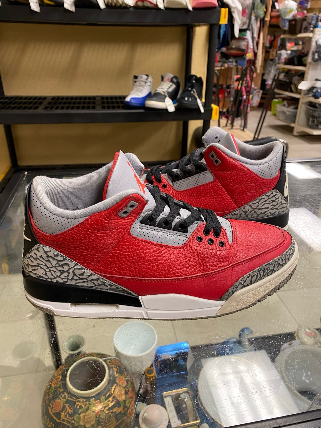 Jordan 3 Unite Red Cement